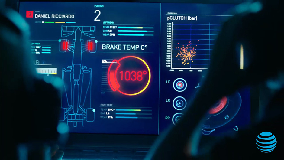 AT&T Business x Red Bull Racing 'Speed & Precision' 'Data & Performance' video