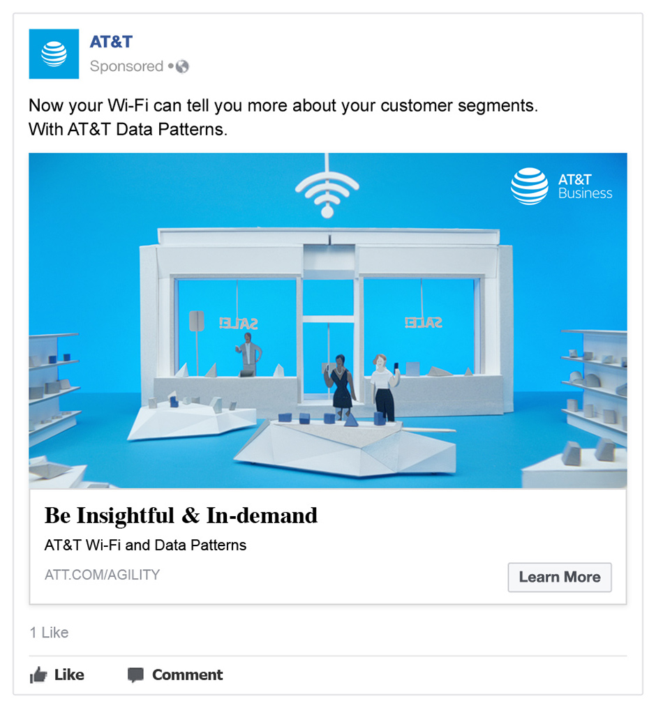 AT&T Business 'Insightful & In-demand' P1 Patterns (Retail segment)