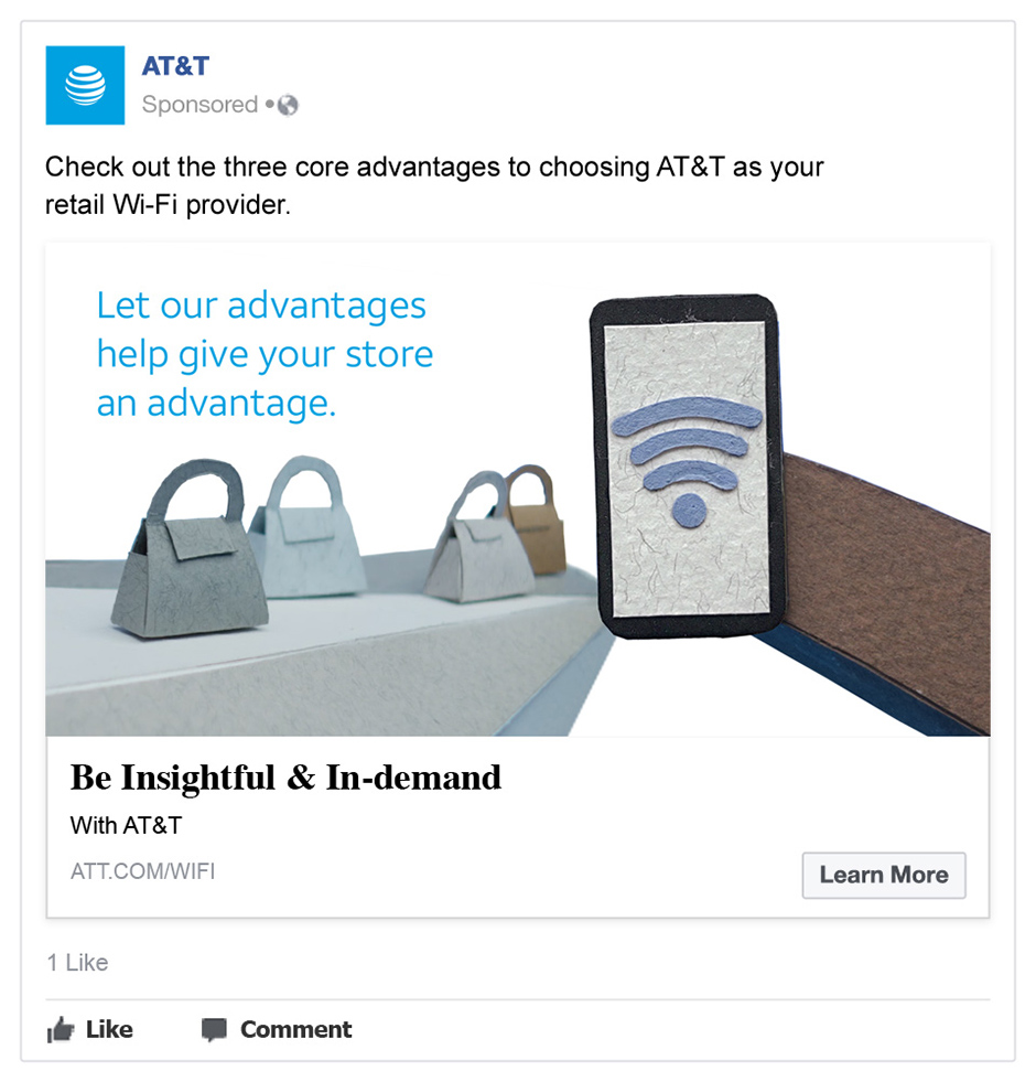 AT&T Business 'Insightful & In-demand' P2 Patterns (Retail segment)